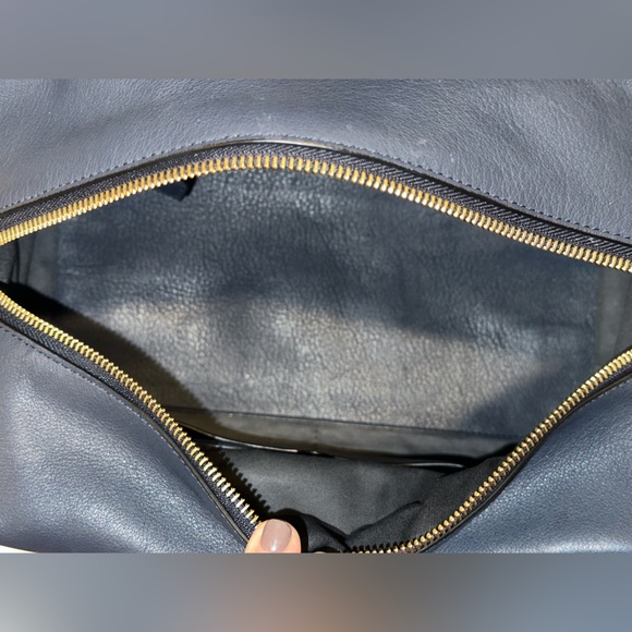 Reed Krakoff Navy Leather Satchel - Picture 7 of 13